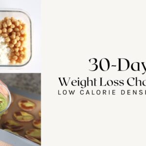 30-DAY WEIGHT LOSS CHALLENGE | Food Prepping for Success