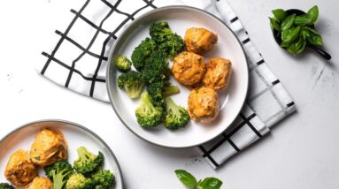 Keto Recipe - Chicken Meatballs with Tomato Cream Sauce