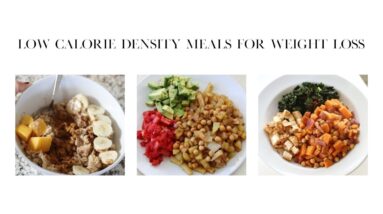 What I Ate Today / Low Calorie Density Diet