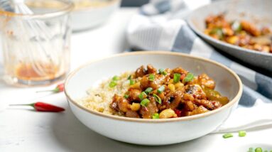 Keto Kung Pao Chicken Recipe [Takeout Style]