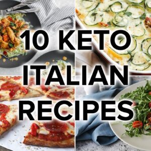 10 Keto Italian Food Recipes [Pasta, Pizza, and Dessert]