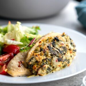 Keto Stuffed Chicken Breast Recipe [Spinach & Artichoke]