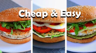 3 Healthy Chicken Burger Recipes Weight Loss