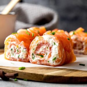 Easy Keto Salmon Rollups [Fast Low Carb Lunch]