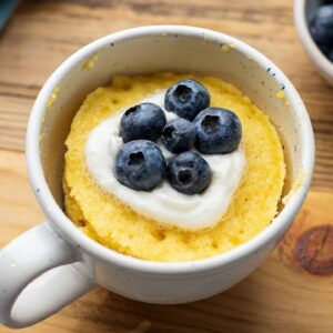 Keto 90-Second Blueberry Muffin