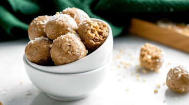 Keto Almond Protein Breakfast Balls [Perfect to Grab-and-Go]