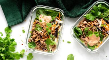 Keto Bahn Mi Rice Bowl [Perfect for Meal Prep]