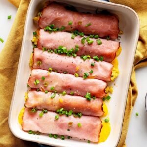 Keto Baked Ham and Cheese Rollups [Easy Low-Carb Lunch]