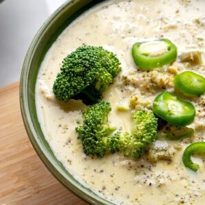 Keto Broccoli Jalapeno Soup [Hearty Instant Pot Recipe]