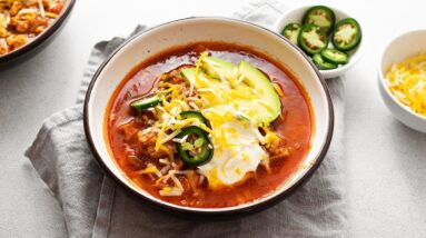 Keto Enchilada Bowl [with Red Sauce]