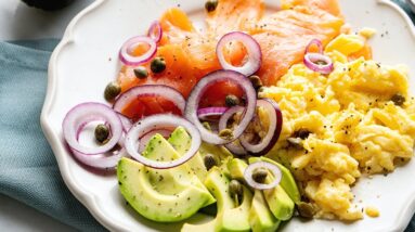 Keto Smoked Salmon Brunch Bowl [Super Simple Low-Carb Recipe]