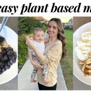 What I Eat as a New Mom | Easy Vegan Meals